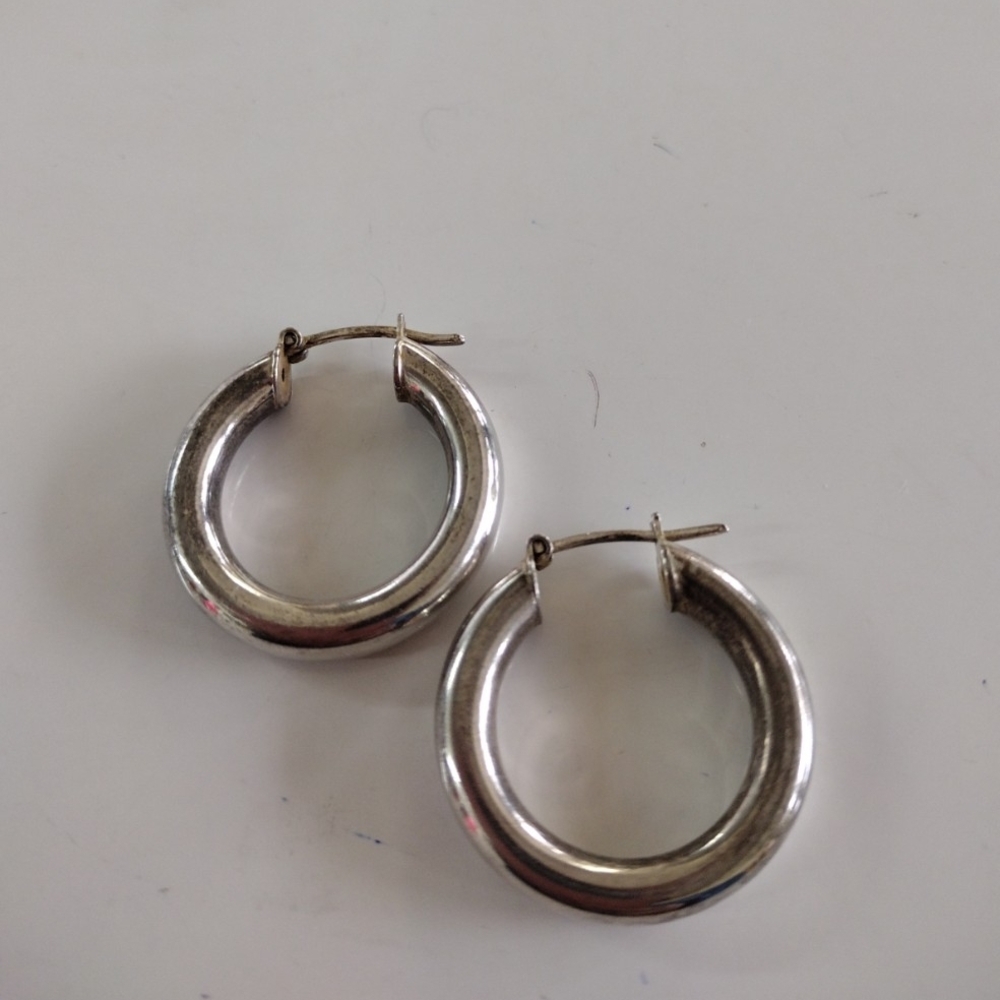 Sterling Silver Hoop Earrings